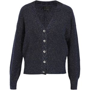 DreiMaster Klassik Gebreid vest  navy