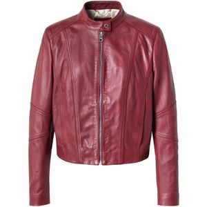 Boss Orange - Saleste Premium - Leren Jack - Dark Red - Damesmode