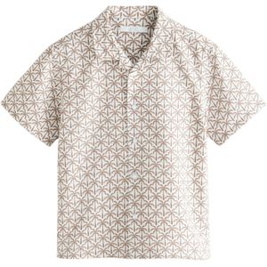 Next Overhemd  ecru / bruin