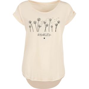 F4NT4STIC Shirt 'Dandelion Blume'  sand / zwart