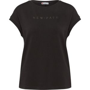 Street One - Dames Shirt - Bruin - Met Glitterdetails