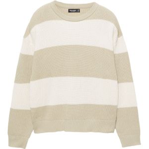 Pull&Bear Trui  camel / wit