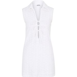 Noisy May Petite Jurk 'NMSOMMER'  wit
