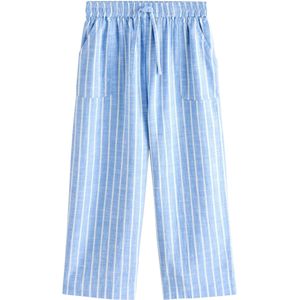 Next Broek  lichtblauw / wit