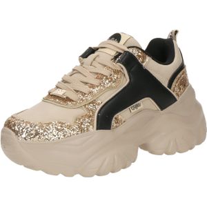 BUFFALO Sneakers laag  beige / goud / zwart