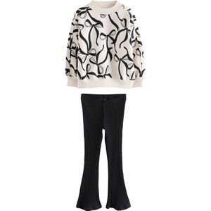 Next Set  zwart / wit