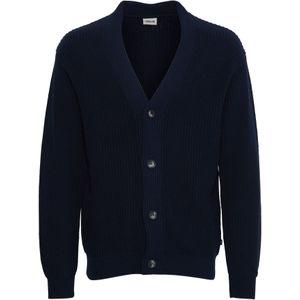 !Solid Gebreid vest 'Gore'  donkerblauw