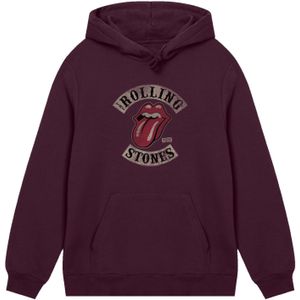 F4NT4STIC Sweatshirt 'The Rolling Stones Tour '78'  wijnrood / robijnrood / zwart / offwhite