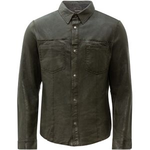 RICANO Overhemd 'Das Reverse'  olijfgroen