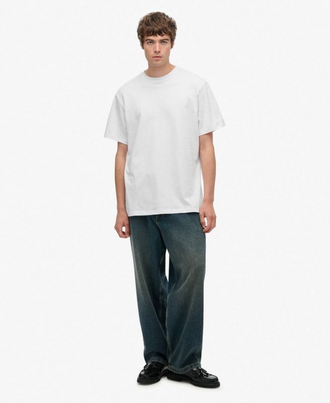 Superdry - Blank - T-shirt - Oversized - Ronde Hals - Korte Mouwen