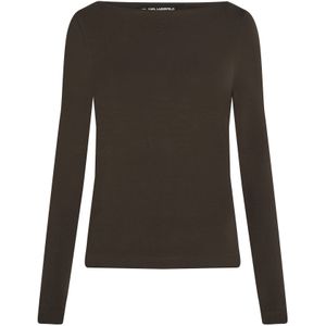 Karl Lagerfeld Shirt  chocoladebruin