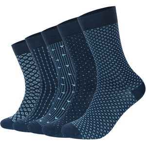 camano Sokken  lichtblauw / donkerblauw