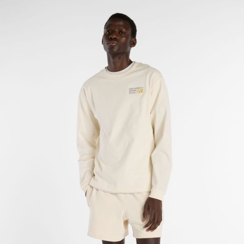 New Balance - Athletics Premium Back Logo - Trainingspakken - Beige