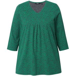 Ulla Popken Shirt  donkergrijs / groen