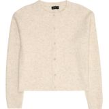 LMTD Gebreid vest 'NLFKLEAVE'  wolwit