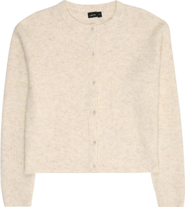 LMTD Gebreid vest 'NLFKLEAVE'  wolwit