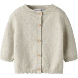 NAME IT Gebreid vest 'NBFSully'  stone grey