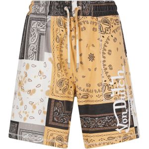 Von Dutch Originals Broek 'REES'  sand / bruin / wit