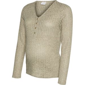 MAMALICIOUS Shirt 'MLPAMMIE LIA'  olijfgroen