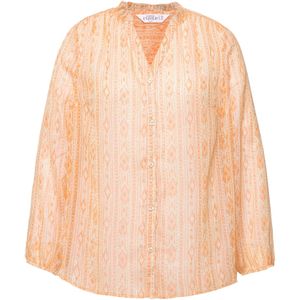 Studio Untold Blouse  oranje / perzik / zilver