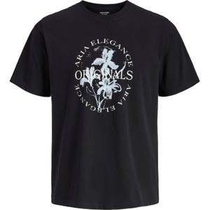 JACK & JONES Shirt  pastelblauw / zwart / wit