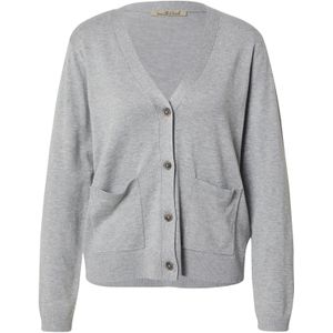 Smith&Soul Gebreid vest  grijs gemêleerd