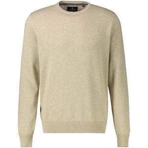 Lerros - Gebreide Pullover - Tender Beige Melange - 100% Katoen