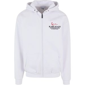 Karl Kani Sweatvest  lichtbruin / rood / zwart / wit