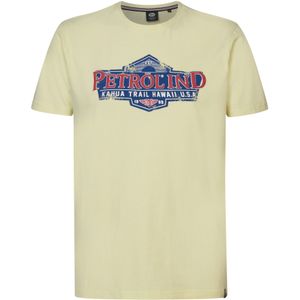 Petrol Industries Shirt 'Mariner'  donkerblauw / lichtgeel / rood / wit