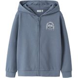 NAME IT - NKMVOLTINUS - Sweatvest - Saffier - Met Capuchon