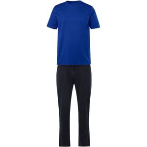 JP1880 Pyjama lang  kobaltblauw / nachtblauw