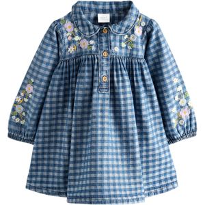 Next Jurk  blauw denim / lichtblauw / sering / wit