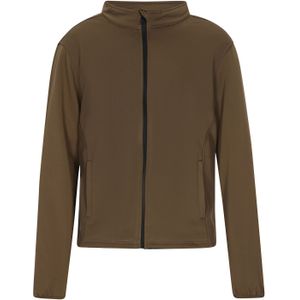 COSIMON Sweatvest  bruin / zwart