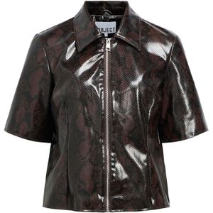 OBJECT Tussenjas 'OBJEBBA'  bruin / donkerbruin