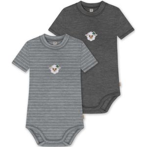 normani Rompertje/body 'Tihoi'  beige / grijs / wit