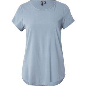 VERO MODA - Vmbella Ss Top - T-shirt - Storm - Katoen