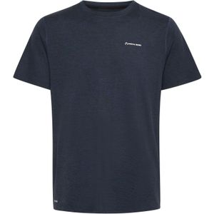 North Bend Functioneel shirt 'Adrian'  donkerblauw / wit