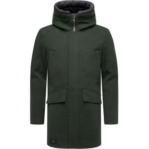 STONE HARBOUR Winterjas 'Fenroos'  donkergroen