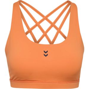 Hummel Sport bh  grafiet / oranje