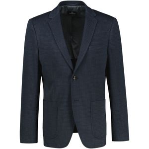 LERROS - Colbert - Navy - Slim Fit - Gedeeltelijk Gevoerd