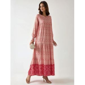 Hiccup Jurk  rosa / rood