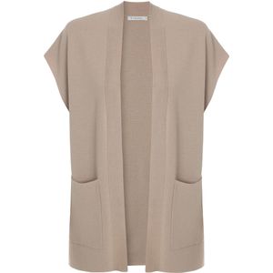 Tatuum - Nia - Gilet - Dames - Lange Loose Fit - Hoog Wolgehalte