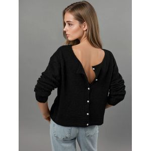 Hiccup Gebreid vest  marine