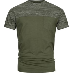 INDICODE JEANS Shirt 'INSprings'  olijfgroen