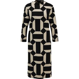 MADELEINE Jurk  beige / zwart