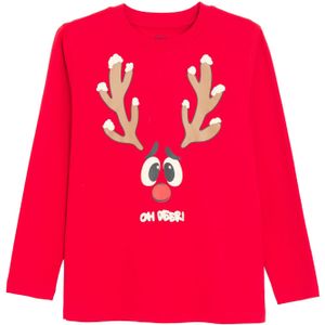 Cool Club Shirt  beige / rood / zwart / wit