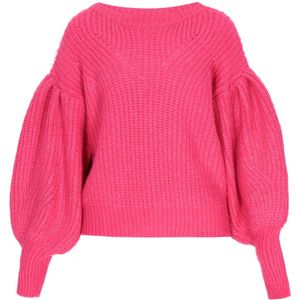 IZIA Oversized trui  fuchsia