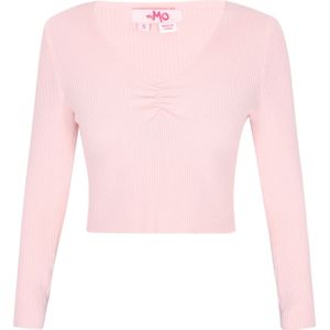 myMo - Comfy Collection - Jumper - Slim-fit - Met Diepe Scoop Hals