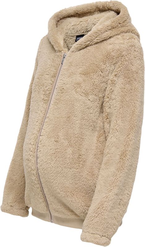 ONLY CARMAKOMA - Teddy Jas - Kort - Met Capuchon - Lange Mouwen - Polyester Voering