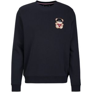 19V69 ITALIA Sweatshirt 'Nico Aprés Ski'  beige / navy / rood